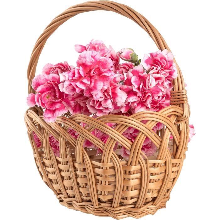 Panier en Osier - Creative Home - Petit - Léger - Durable - Intérieur - 21 cm