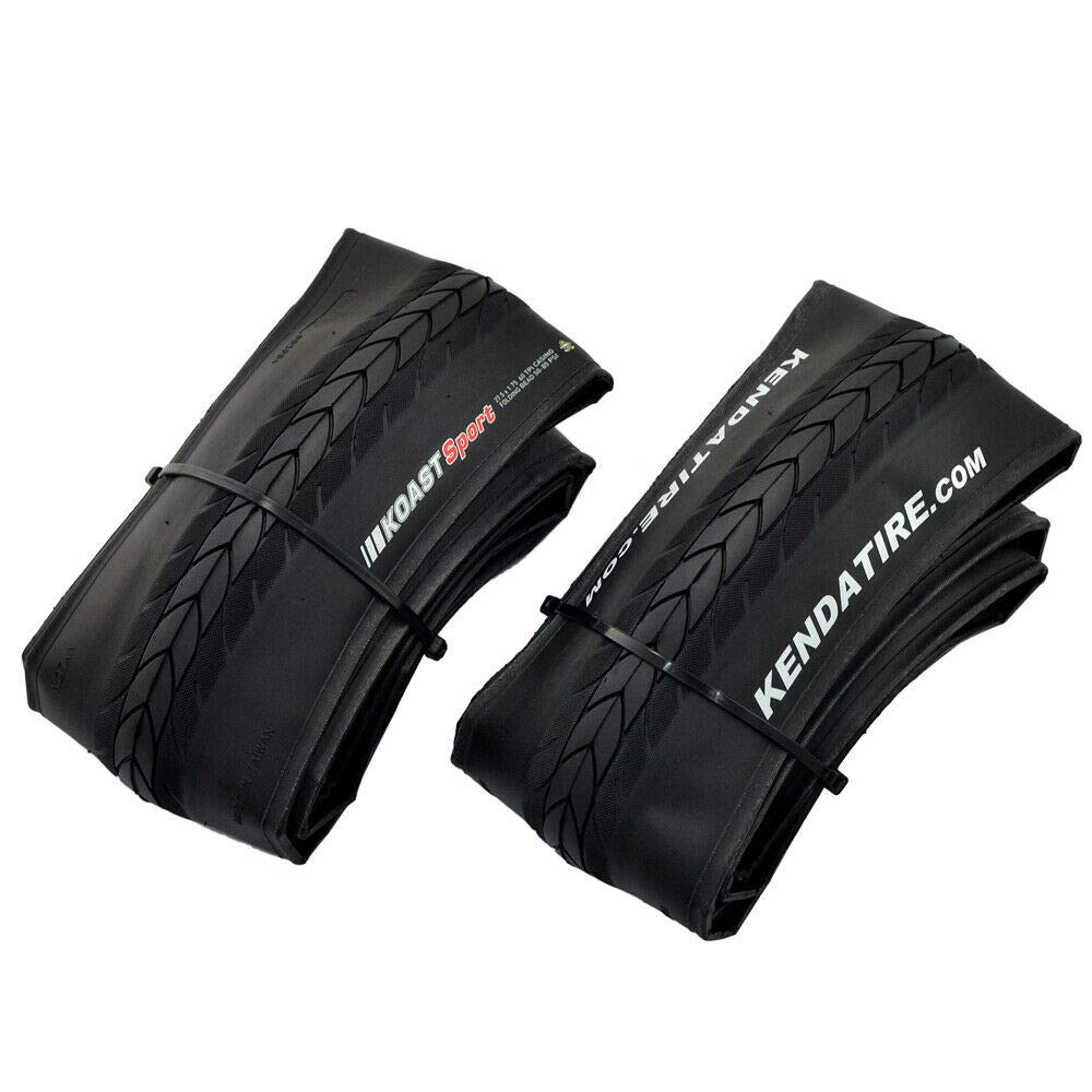 KENDA K1082 KOAST Sport 27.5" 650B 27.5x1.75"(45мм) Складная покрышка 50-85 PSI 60 TPI, Черная, 2 покрышки, KD2208