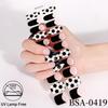 Водонепроницаемые Гель-Наклейки для Ногтей Zhengxiang в Горошек с Градиентом - Французский Стиль, Не Требуют Сушки в Лампе.