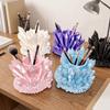 Creative 3D Printed Pen Stand Plastic Desktop Organizer Sweet Style Makeup Brush Storage Box  Girl