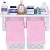1 Set Miniature Furniture Dollhouse Perfume Towel Rack Bathroom Kit 1:12 Scene Model Makeup Supplies Mini Cosmetics Shelf