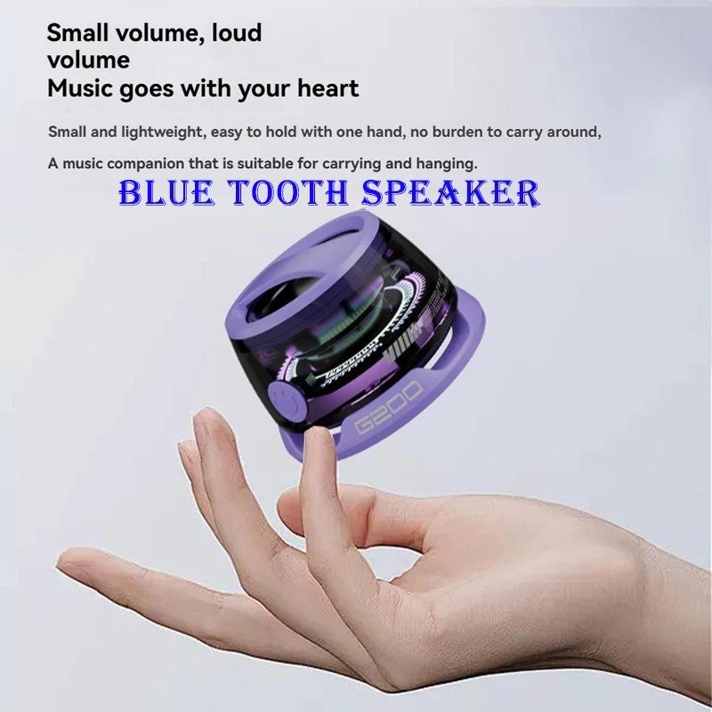 Новый магнитный портативный уличный Bluetooth-динамик, мини-колонки, многофункциональный, RGB, разноцветный, стереозвук, Bluetooth 5.3 динамик