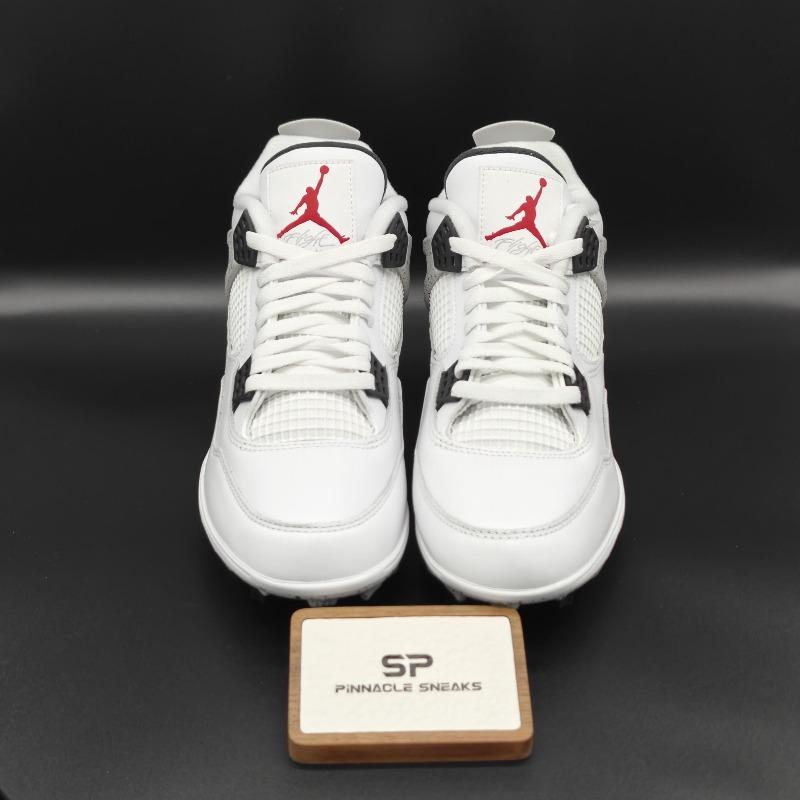 Jordan 4 Retro TD Шиповки 'Белый Цемент' HQ0207-106 Мужской Размер Отправка Сейчас