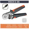 Ferrule Sleeves Terminal Crimping Tools Mini Electrical Pliers HSC8 6-4/6-6(0.25-10mm²/0.25-6mm²) Wire Connection Repair Clamp