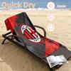 Пляжные полотенца AC Milan также служат банными полотенцами летний must-have для отдыха на природе, пляжа и бассейна