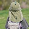 Sun Protection Kids Whistle Sunscreen Hat Extended Shawl Children Beach Cap  Outdoor