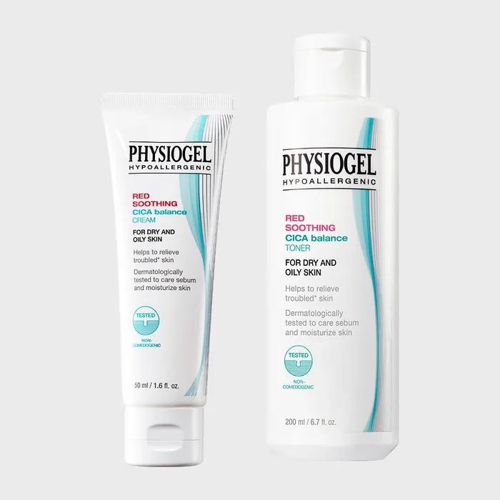 Physiogel_Cica Balance Cream 50ml + Red Soothing Cica Balance Toner 200ml