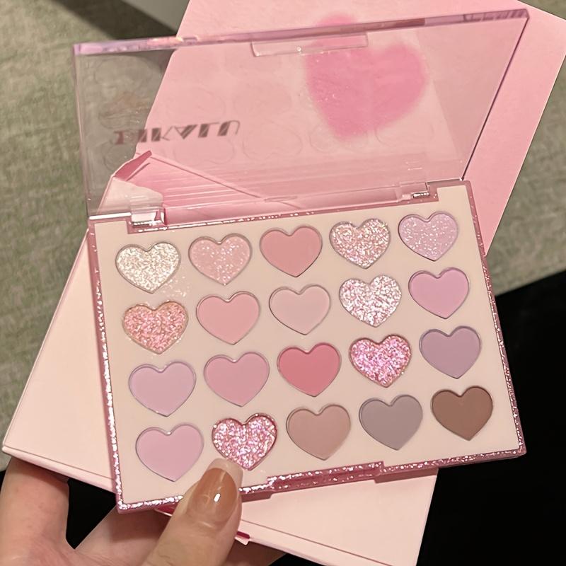 Палетка теней Sweetheart из 20 цветов, пудрово-коричневые матовые и с шиммером, искрящиеся и яркие, универсальная новинка для создания элегантного макияжа
