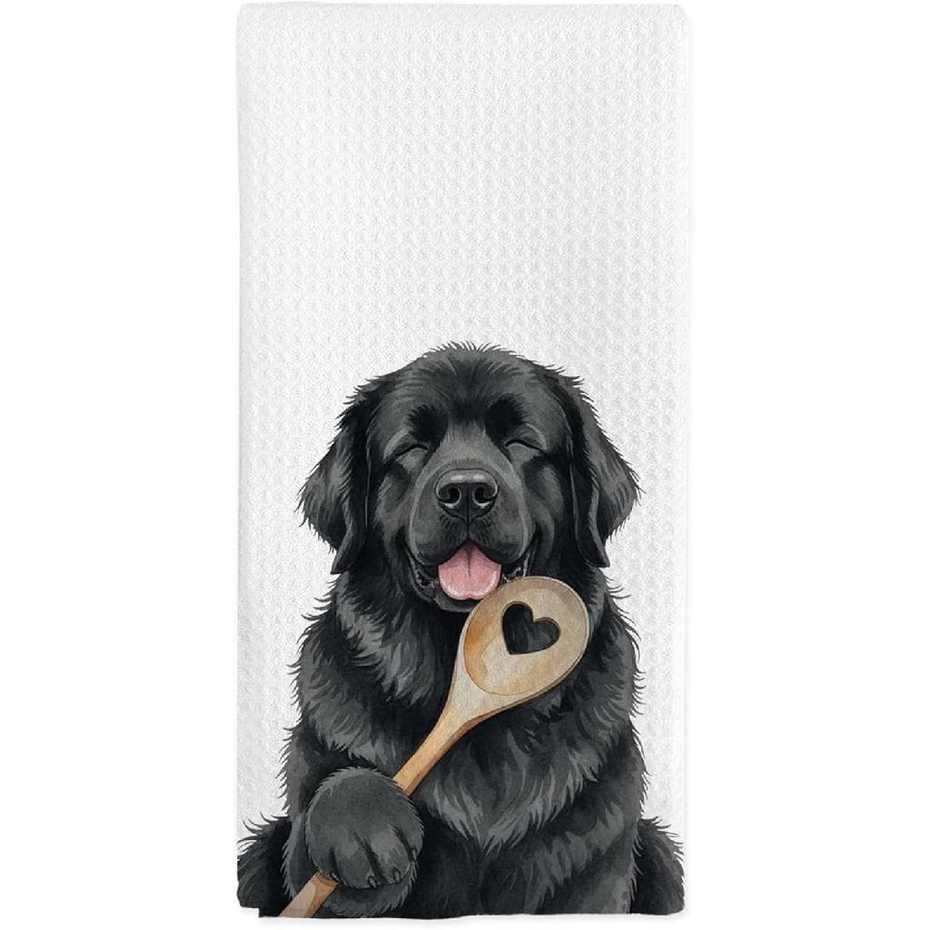 Orange Tabby Cat Kitchen Towels, Orange Tabby Cats Gifts for Women Cat Lovers, Funny Cats Chef Hand Dish Tea Towels for Kitchen Decor, 16x24 Inch