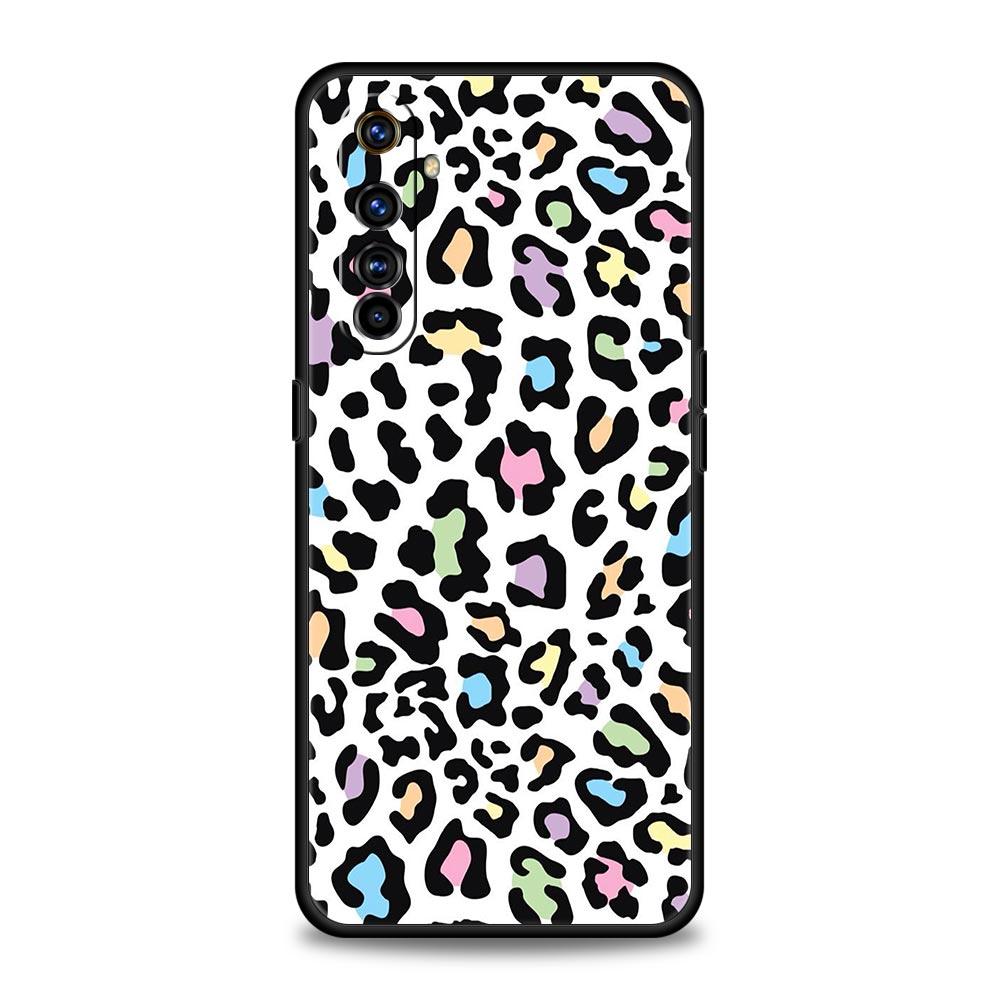 Чехол для телефона с принтом леопарда и гепарда для Realme 12 11 10 9 8 5G 7 6 GT5 GT3 GT2 Pro Plus C21 C11 C25 C35 GT Neo 2 3 3T 5 Мягкий чехол