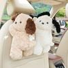 Universal Plush Cute Creative Hanging Car Tissue Case Vehicle Tissue Hanger Doll Paper Box Car Interior Hanging Tissue Boxes