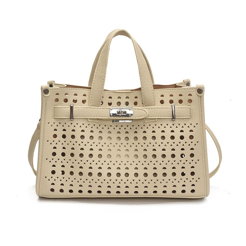 Полая Модная Однотонная Портативная Маленькая Квадратная Сумка Женская Новая Универсальная Повседневная На Плечо Сумка-Мессенджер