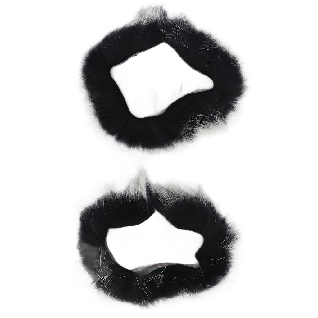 Одна пара глушителей тетивы из кроличьего волоса, амортизаторы тетивы для традиционной охоты, серые