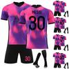21/22 Saint-Germain Third Away Jerseys Children's Football Uniform Training Suit Set