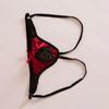 Men's Sexy Hollow Out Thong Lace Panties Bowknot Erotic Spandex Underwear Open Butt Briefs G-String Penis Pouch Underpants