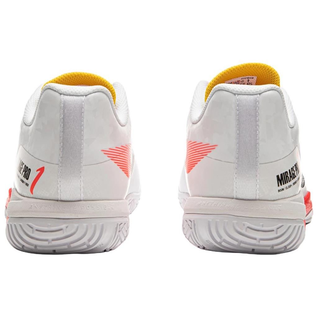 Li Ning Shadow Speed Pro Синтетическая кожа Дышащие Упругие Низкие Бадминтонные Кроссовки Унисекс Белый Красный AYAT013-6