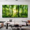 Лесной настенный рисунок на холсте, современный природный пейзаж, постеры и принты, настенные картины для гостиной, домашний декор