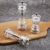 Acrylic Pepper Grinder Multi-Size Kitchen Tool Manual Grinder Pepper Mill  Dining Table