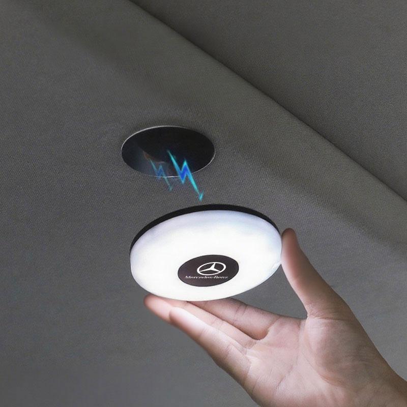 Car LED Touch Light Reading Lamp Magnet Ceiling Light For Mercedes Benz W203 W204 W205 W206 W212 CLK GLA C E S Class Accessories GI7