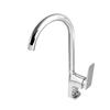 Deck Mounted Single Hole Zinc Hot and Cold Kitchen Sink Faucet Mixer Tap