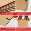 Postal Half-Height Cardboard Box for Express Shipping, Paper Box, Sizes 4-12