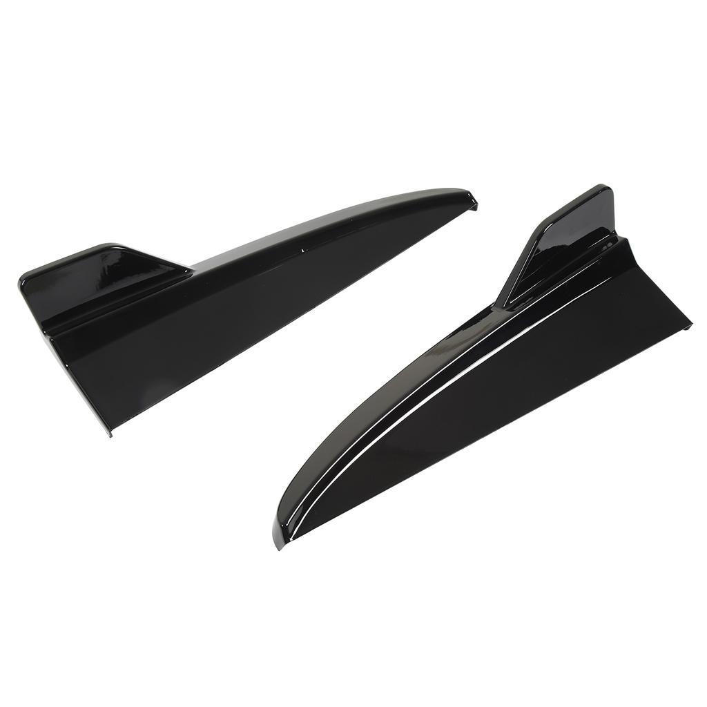 1 Pair Rear Bumper Lip Diffuser Tail Side Splitter Replacement for C‑Class W205 C43 ‑Line 2015‑2021