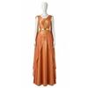 Star Wars Andor Mon Mothma Dress Cosplay Costume Halloween Role Play Outfit for Women