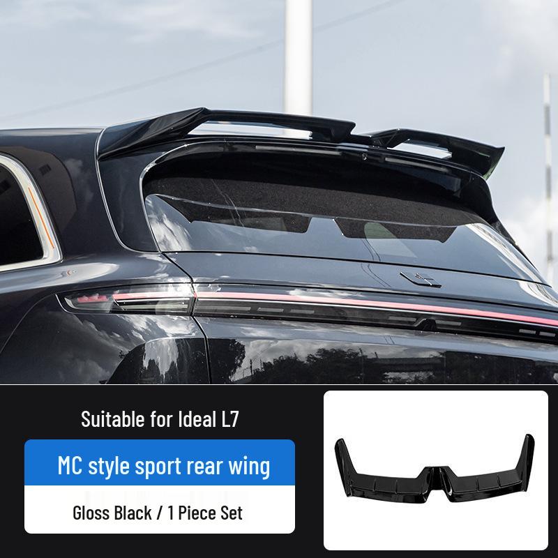 Обновите Li Auto L6/L7/L8/L9 комплектом спортивных заднего и верхнего антикрыльев Black Warrior MC, сверление не требуется.