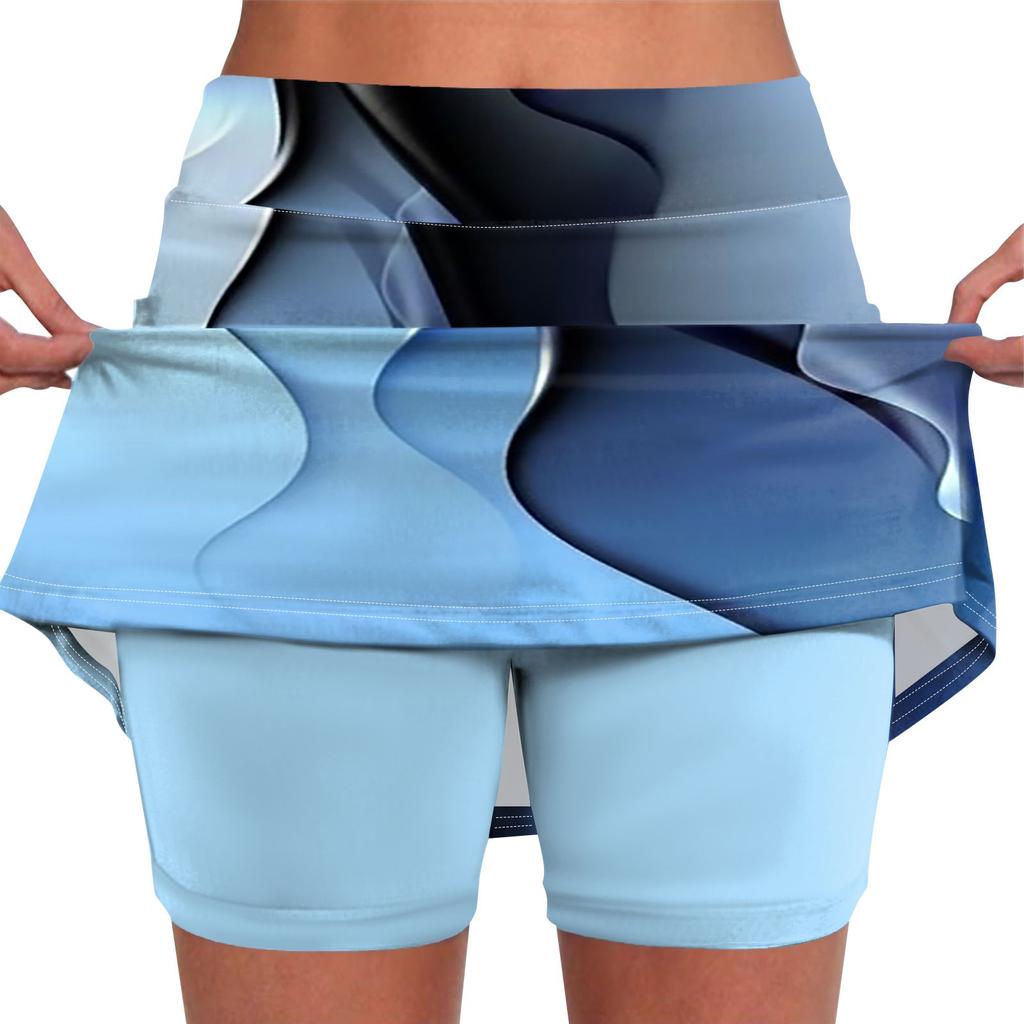 Эластичные брюки-кюлоты для йоги для женщин, спортивные шорты с принтом, легкие узкие однотонные бегуны с высокой талией