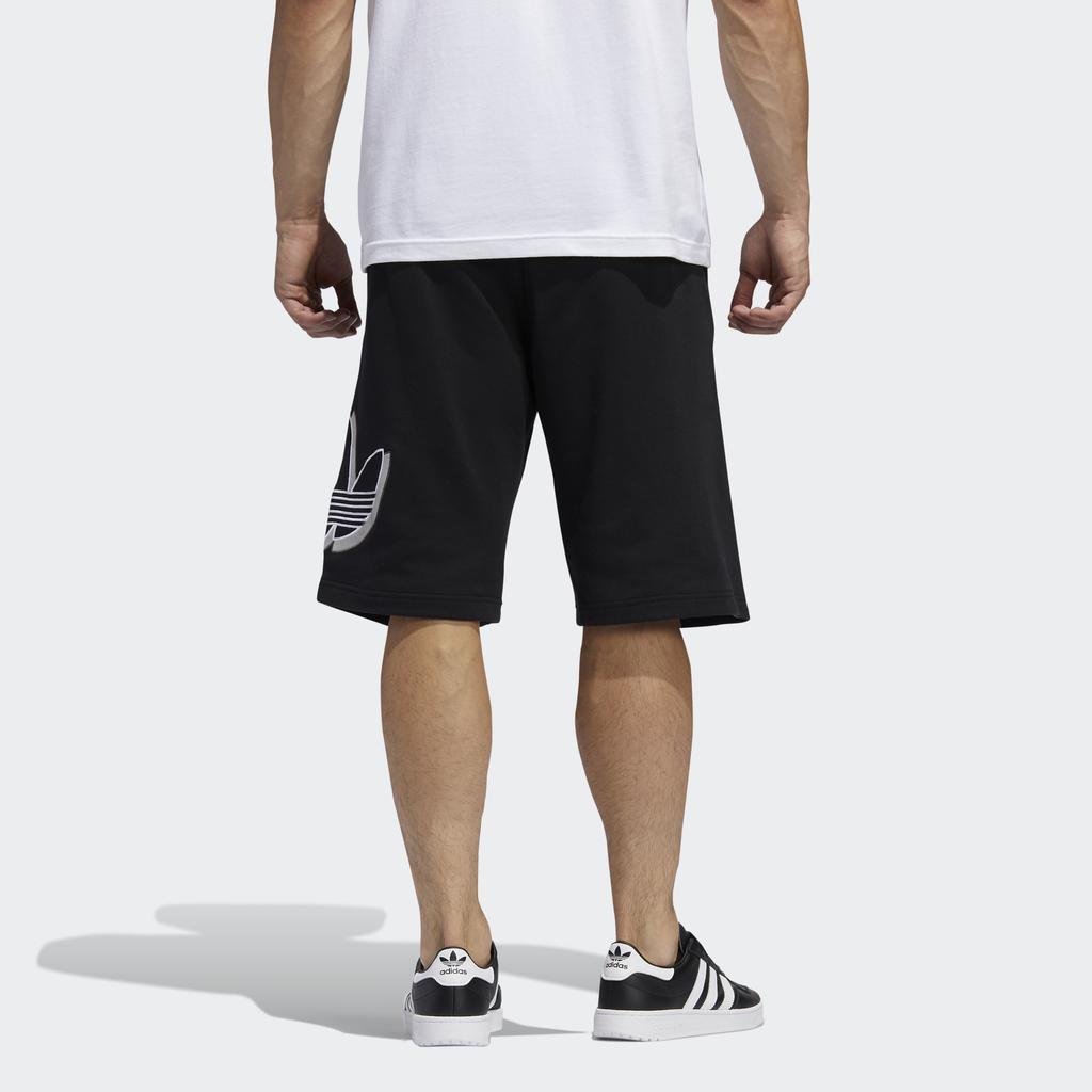 adidas Оригинальные свободные повседневные дышащие спортивные шорты с логотипом Shadow Tref, мужские брюки черного цвета FM1542
