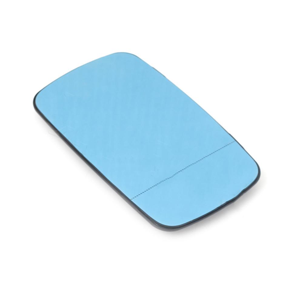 Зеркальное стекло бокового вида для BMW E46 320i 330i 325 Синее тонированное с держателем Подогреваемое Л+П 2 шт.