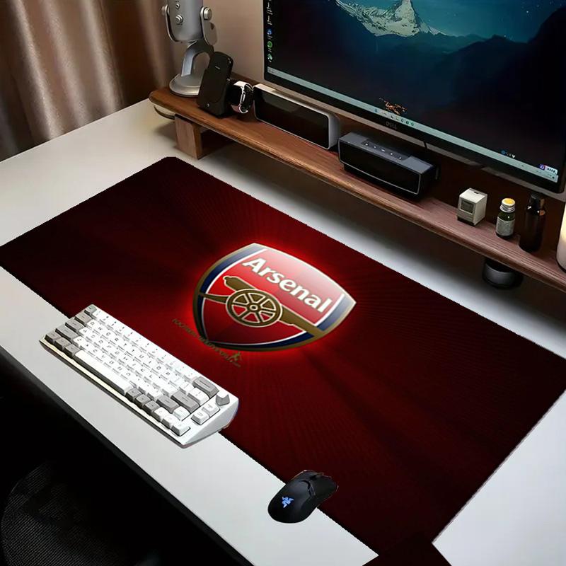 Arsenal Football Club Crest Mouse pad Office Desk Mat, Gaming Mouse Pad Mousepad, keyboard pad,Heavy-Duty Non-Slip Rubber Backing, Gift