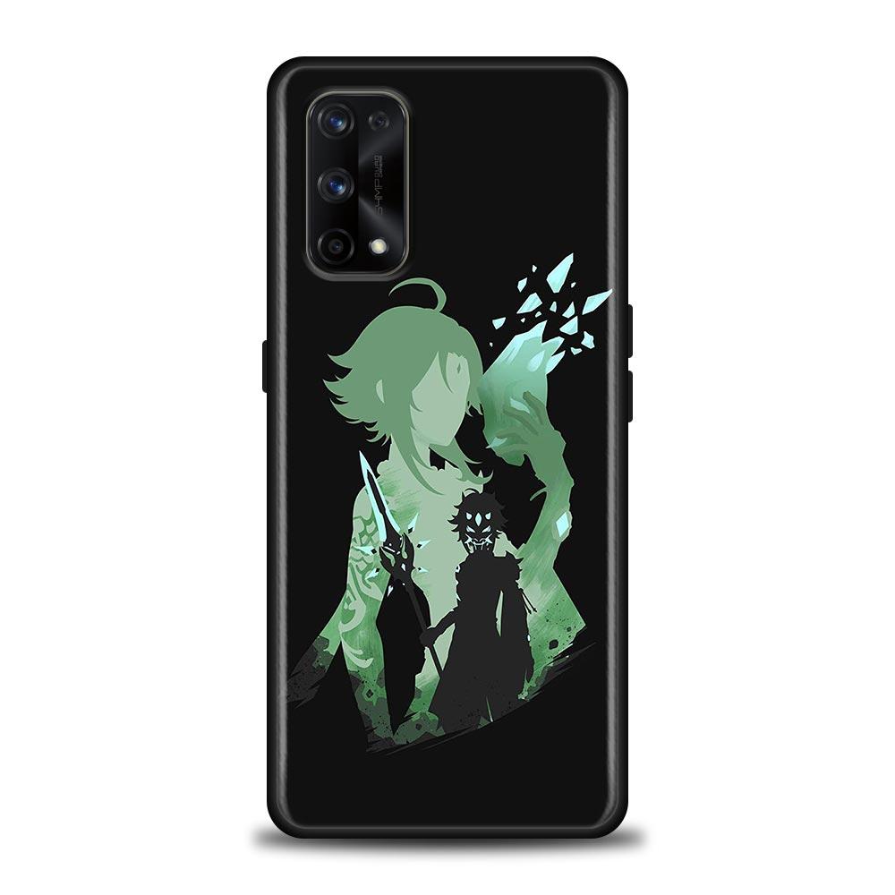 Genshin Impact аниме игровой чехол для телефона для Oppo Realme 8i 8 9 7 6 5 Pro 9i 7i 5i 6i XT 5G чехлы мягкий силиконовый чехол Realme 8Pro
