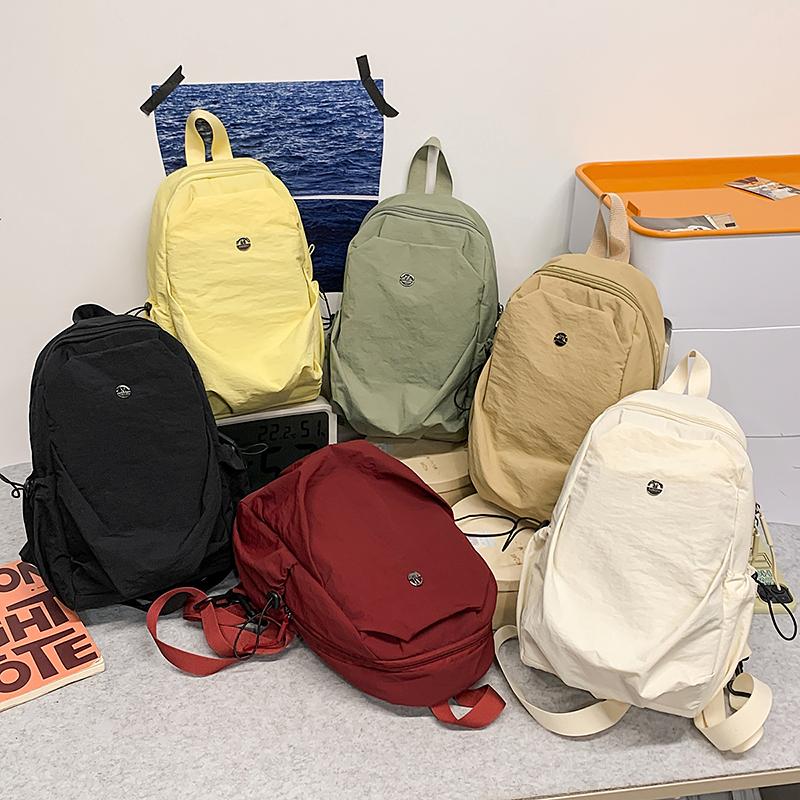 Однотонный легкий нагрудный рюкзак унисекс большой емкости для путешествий и поездок на работу