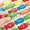 Wooden Kids Fishing Toys Letter Cognition Fishing Game Toy Letter Number Puzzle  Birthday Gift