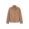 Levis Solid Color Single-Breasted Long Sleeve Casual Denim Jacket Men Jackets Brown 72334-0668