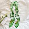 Bag Strap Oil Painting Style Small Ribbon Long Scarf Belt Fashion Headband Spring and Summer Thin Streamer