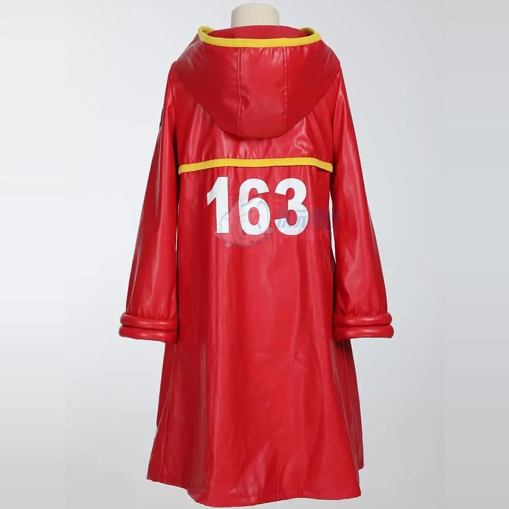 Monkey D Luffy Egghead Cospaly Costume Anime OP Red leather coat skirt hat shoe cover Halloween party cute woman man uniform
