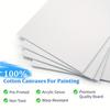 4 Pcs 11X14 Cotton Canvas Panel for Oil Acrylic Watercolor Art Painting 3mm Thick High Quality