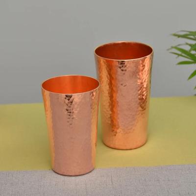 Кружка из чистой меди для кофейного порошка, кружки, кованая вручную, посуда для напитков, чайная чашка и пивная кружка - рекомендовано для семьи