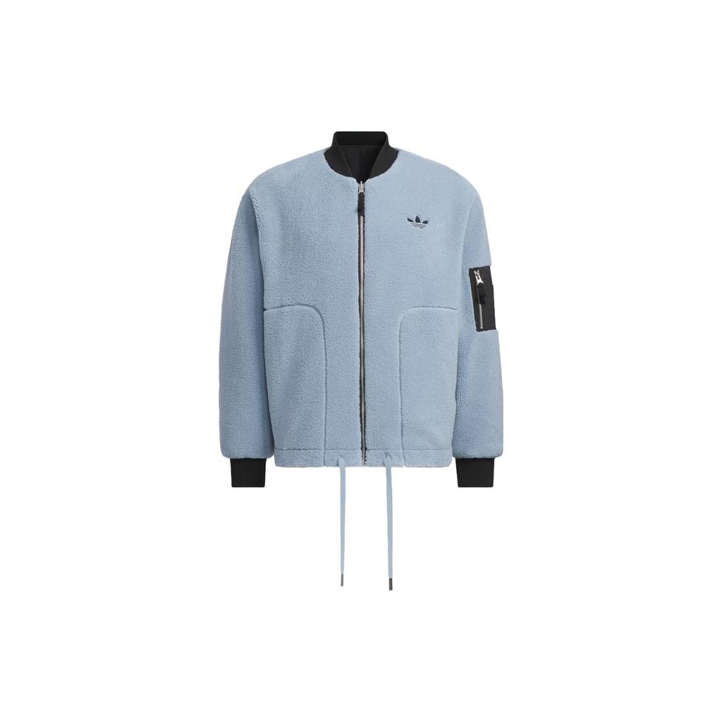 Adidas Originals Reversible Sports Long Sleeve Jacket Unisex Outerwear Black IN0989