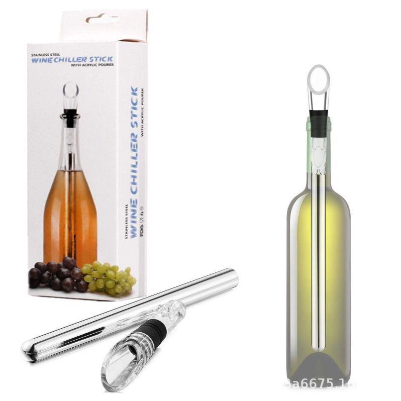 Stainless Steel Quick-Freeze Wine and Beverage Cooling Stick Pourer