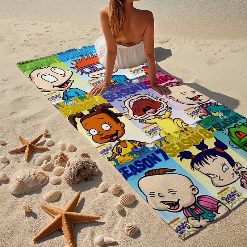 Rugr-ats: Urban Adventure Beach Towel, Super Soft Microfiber, Gift for Her/Him, Birthday, for Pool, Beach, Travel, Home Decor Fan gifts