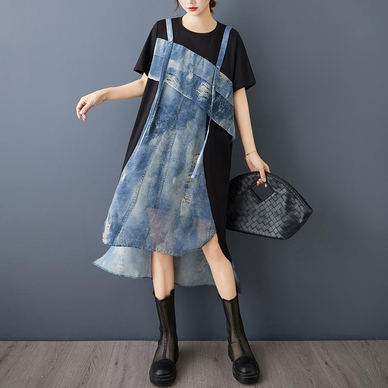 Xitao Винтажное платье пэчворк для женщин GJ1221