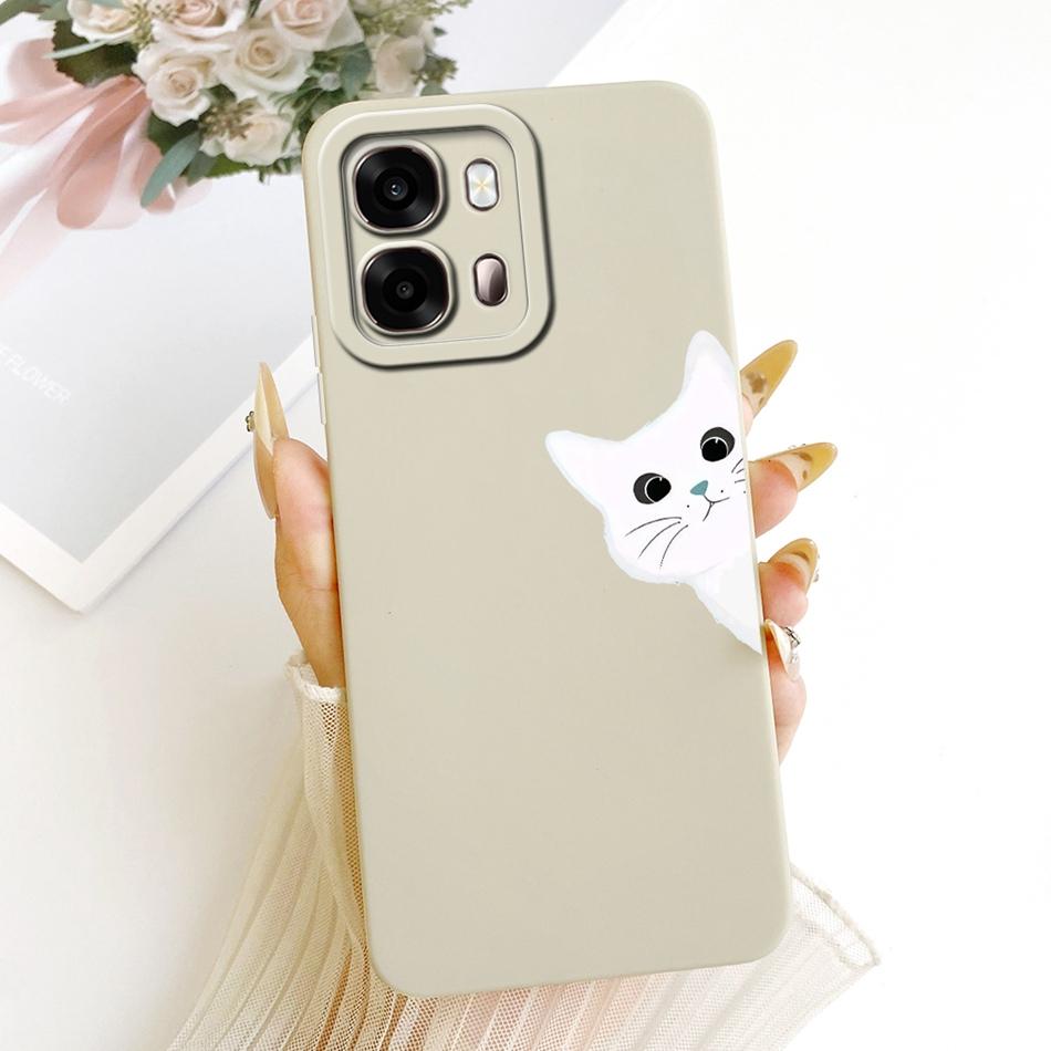 For Oppo A6s CPH2789 Cute Cat Flower Cartoon Phone Case For Oppo A6s 4G CPH2815 OppoA6s A 6S 5G Soft Silicone Covers Bumpers
