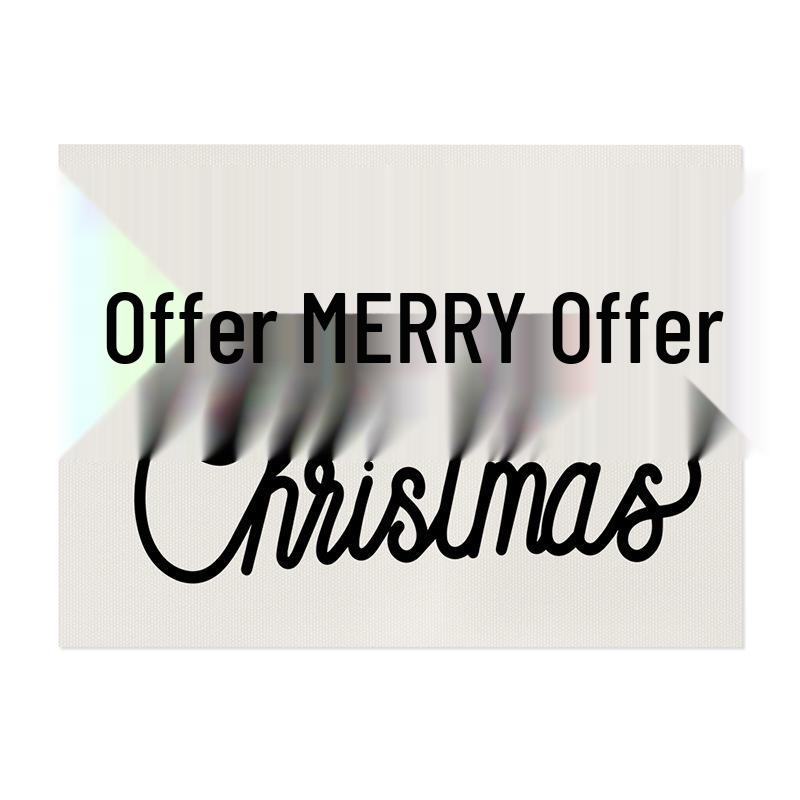 Christmas Print Cotton Linen Placemat – Heat-Resistant, Waterproof Table Decoration for Dining Room