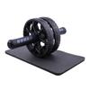 Abdominal Wheel Roller Antislip Portable AB Wheel Roller with Knee Pad for Home Gym Fitness Equipmen
