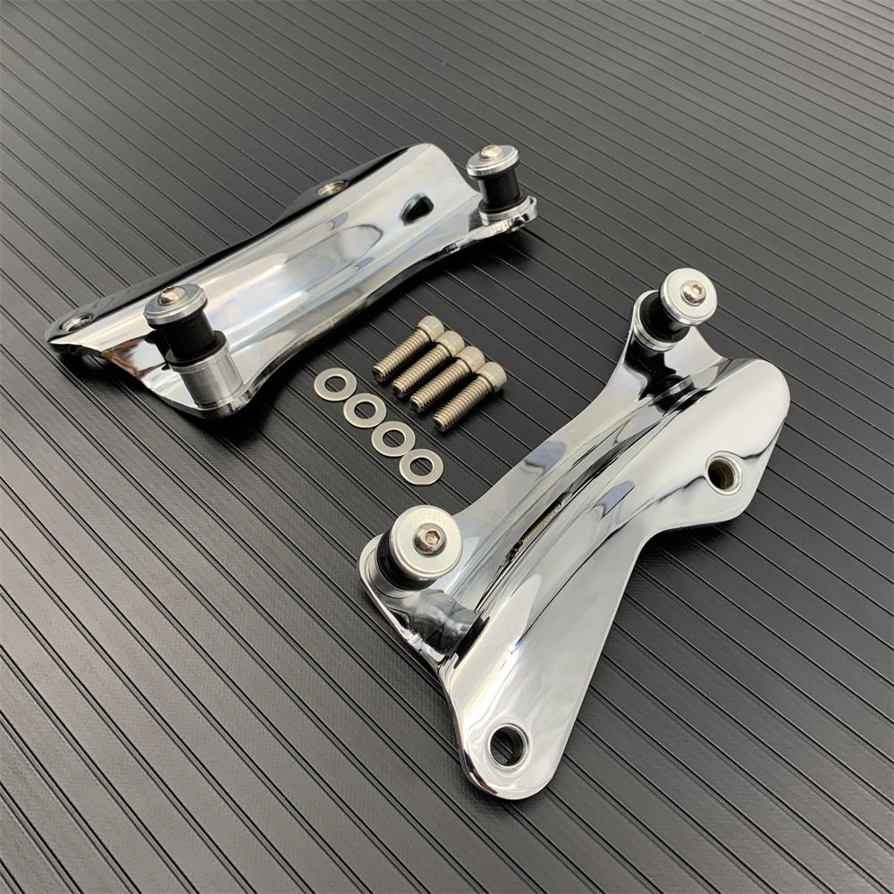 Motorcycle 4 Point Docking Hardware Kit For Harley Touring Road King Glide 2014-2022 Chrome Black