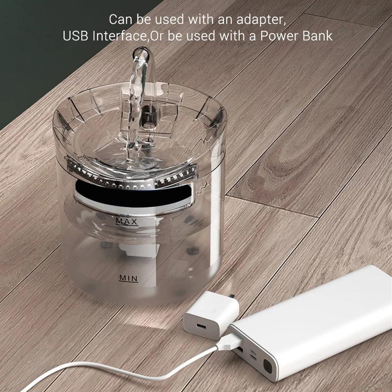 WF050 WF060 Cat Water Fountain Filters 4pcs Activated Carbon Replacement for Pet Auto Drinker