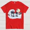 The Great Wave of Snow Unisex 100% Cotton Summer Casual Cool Loose T-Shirt
